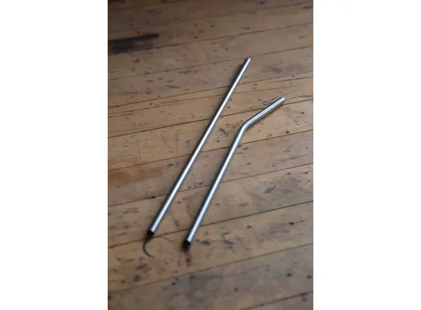 King Cage Titanium Sugerør rett 6 