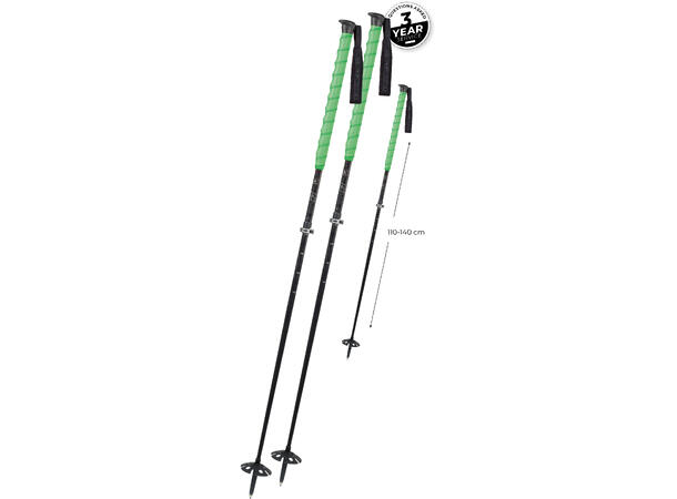 Komperdell Big Art Carbon Vario full colour neongreen 