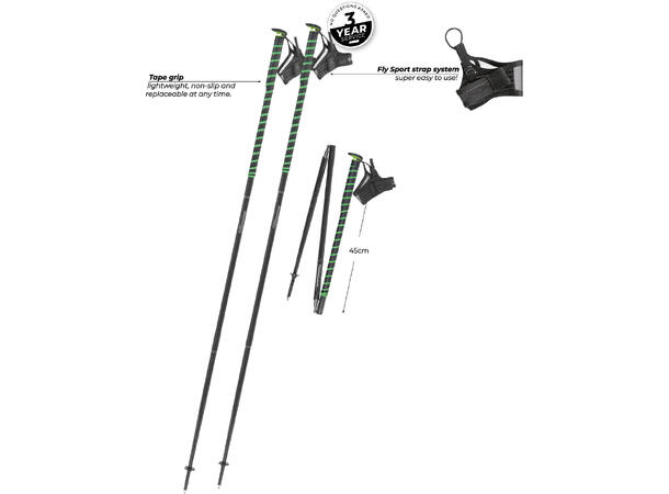 Komperdell FXP Composite Trail green 135cm 