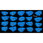 Core Granite Small Crimps black 