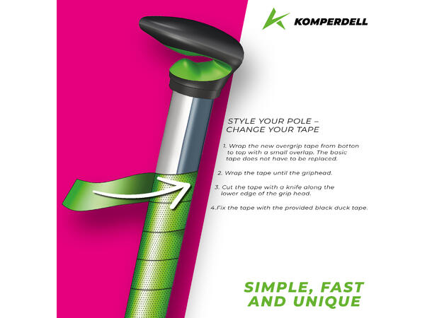 Komperdell Big Art Fat Carbon 135cm 