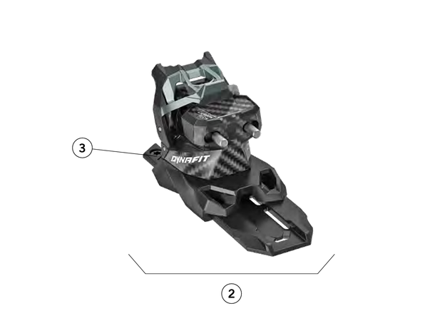 Dynafit Heel Unit Blacklight Carbon Pro 