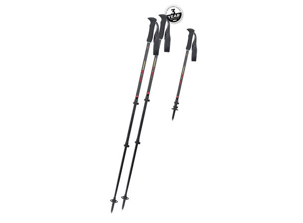 Komperdell Ridgemaster Pro 105-140cm, 3 delt, Aluminium 