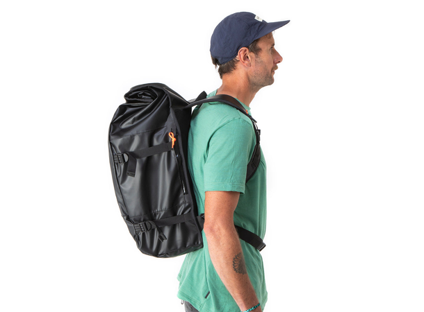 Restrap Rolltop Backpack black 40L 