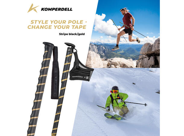 Komperdell Big art tape black/gold 