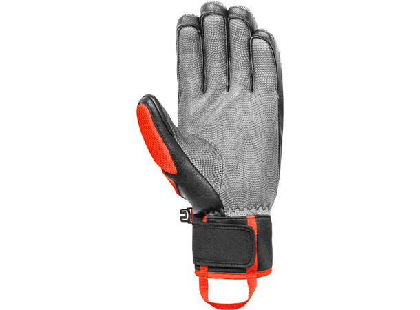 Reusch Worldcup Warrior DH black/silver/fluo red 8,5 