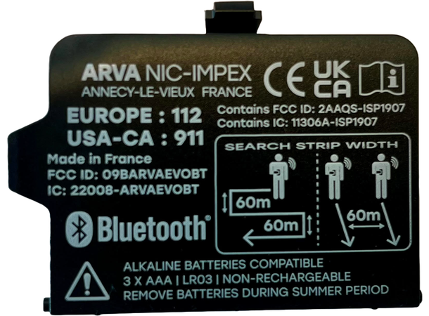 Arva SPARE PART EVO  battery cover battery cover