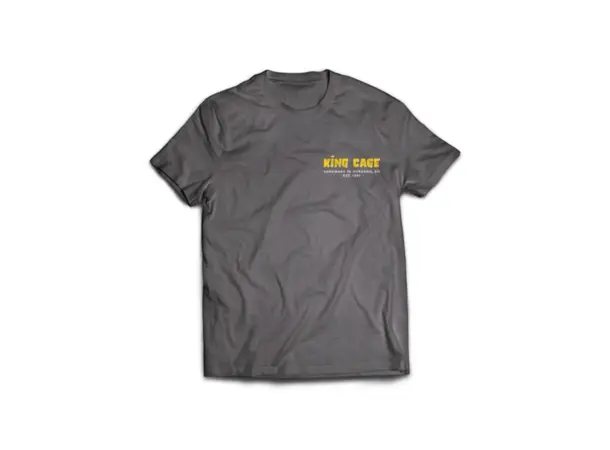 King Cage T-shirt charcoal gray S 