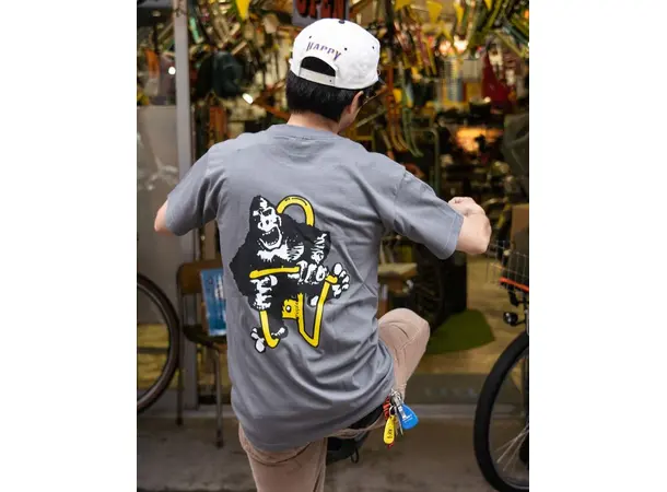 King Cage T-shirt charcoal gray S 