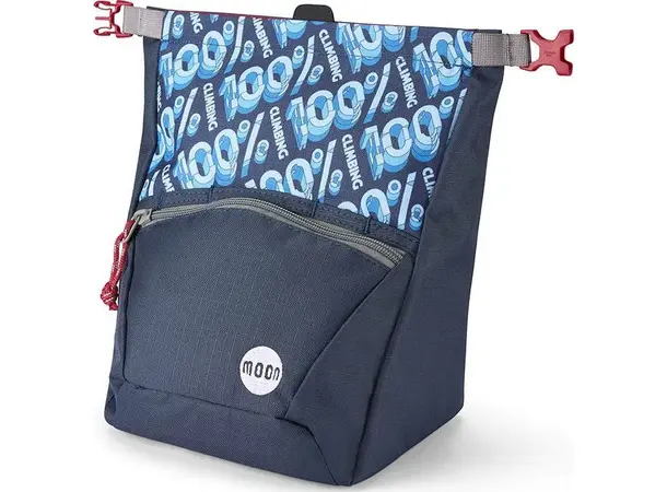 Moon Bouldering Chalk Bag 100% climbing indigo 