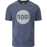 Moon Logo TS heather blue M 