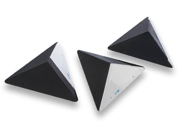 Simpl Flat Pyramids 1D black 