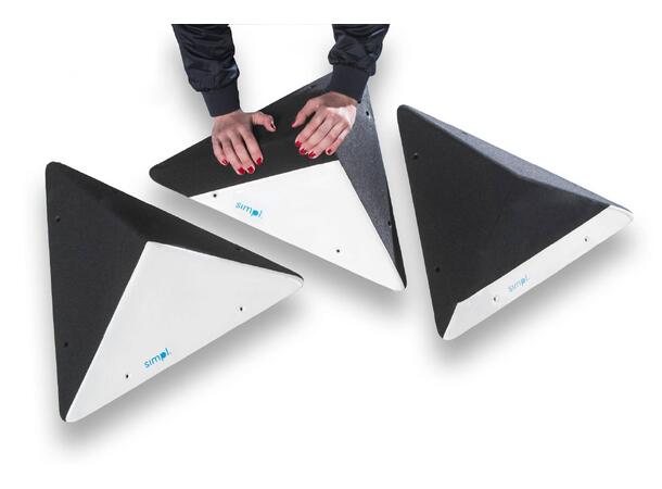 Simpl Flat Pyramids 1D black 