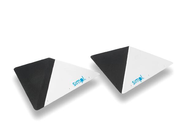 Simpl Flat Pyramids 1E black 