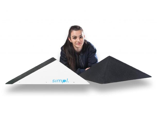 Simpl Flat Pyramids 1E black 