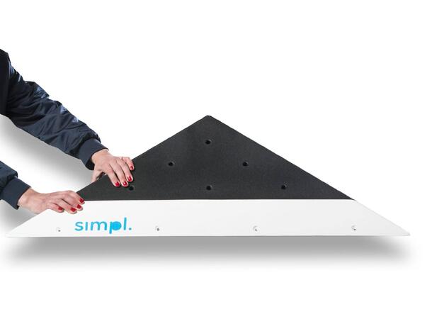 Simpl Flat Pyramids 1F black 