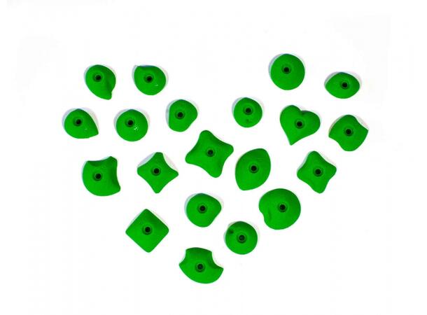 Lapis Footholds 7 fl.green 20S (20 tak)