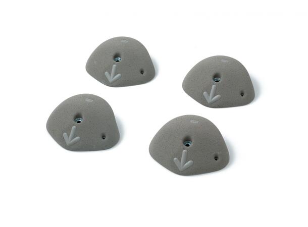 Axis Down Climb Holds med pil (PE) grey 