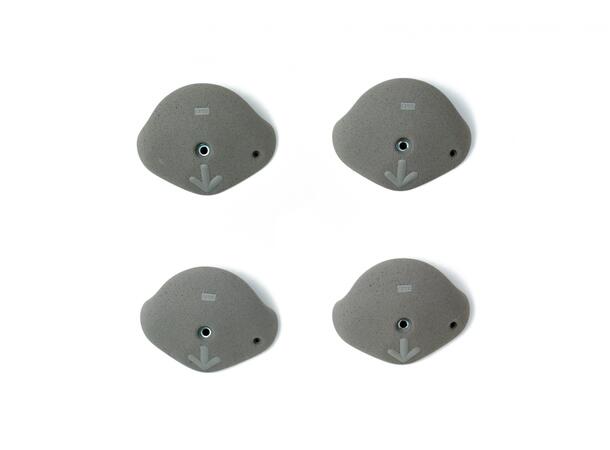 Axis Down Climb Holds med pil (PE) grey 